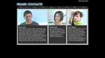 Pantalla sitio web cortometraje Primer Contacte